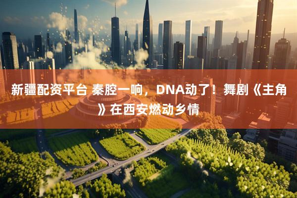 新疆配资平台 秦腔一响，DNA动了！舞剧《主角》在西安燃动乡情