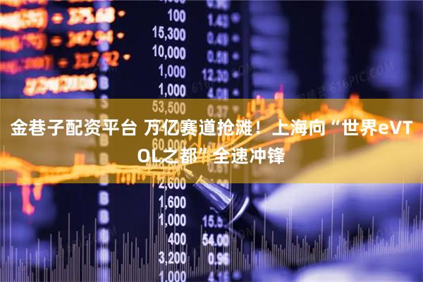 金巷子配资平台 万亿赛道抢滩！上海向“世界eVTOL之都”全速冲锋